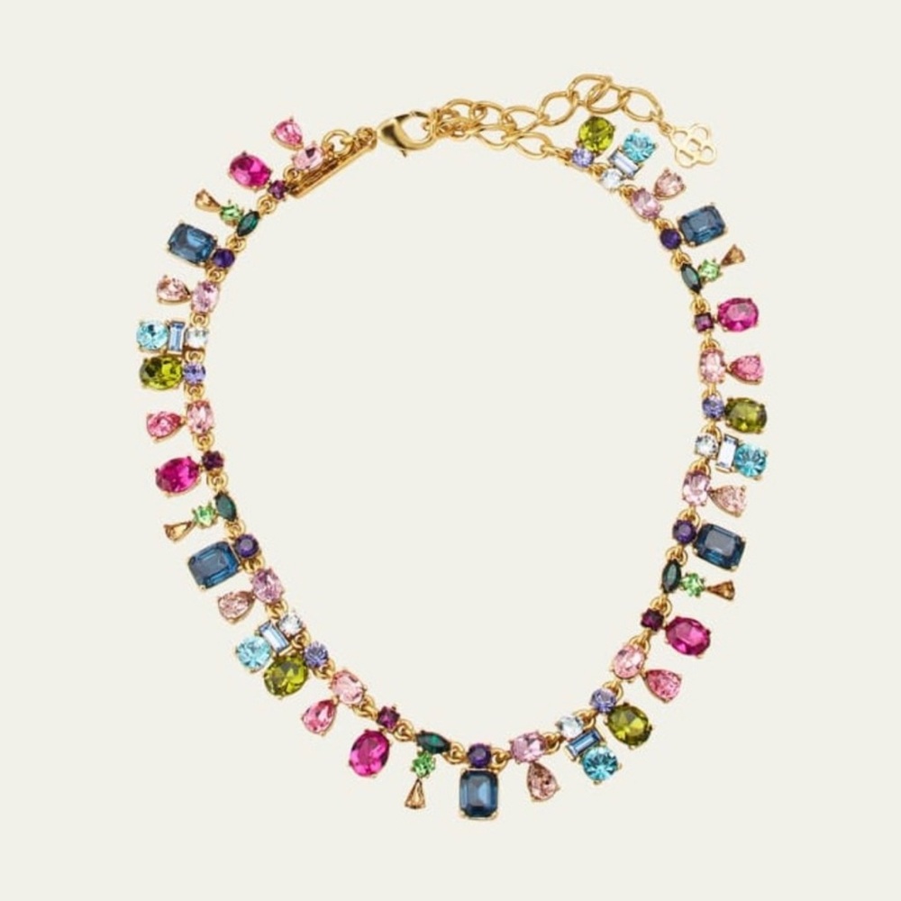 OSCAR DE LA RENTA
Candied Crystal Statement Necklace BRAND NEW